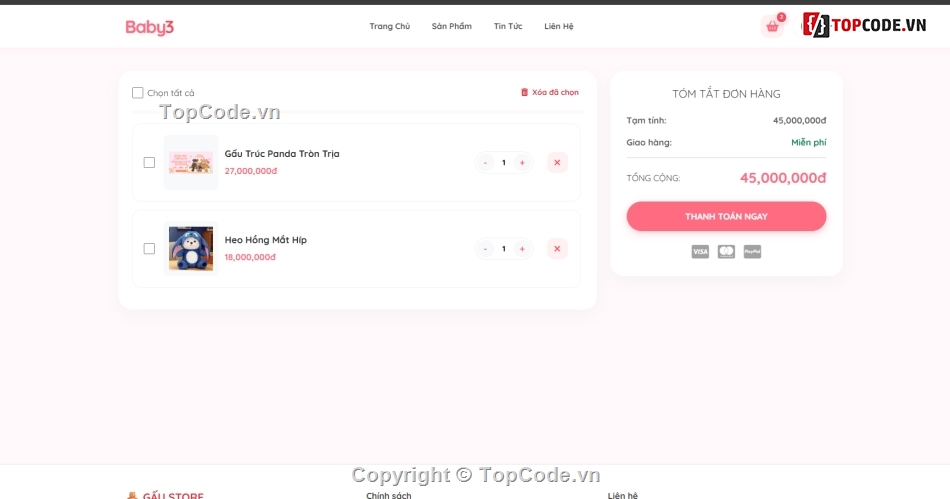 mới nhất,web bán gấu bông,web app